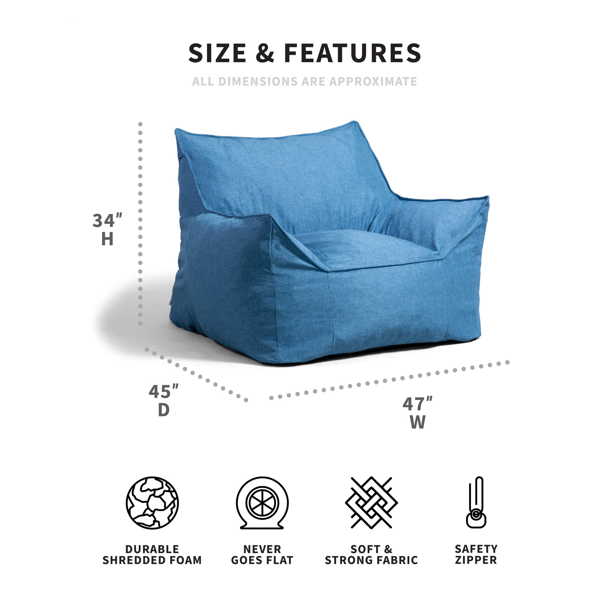 Big joe 2024 imperial lounger cement