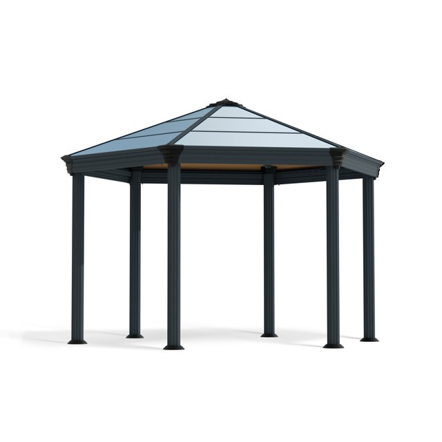 Canopia by Palram Roma 12 ft. x 14 ft. Gazebo Kit - Grey