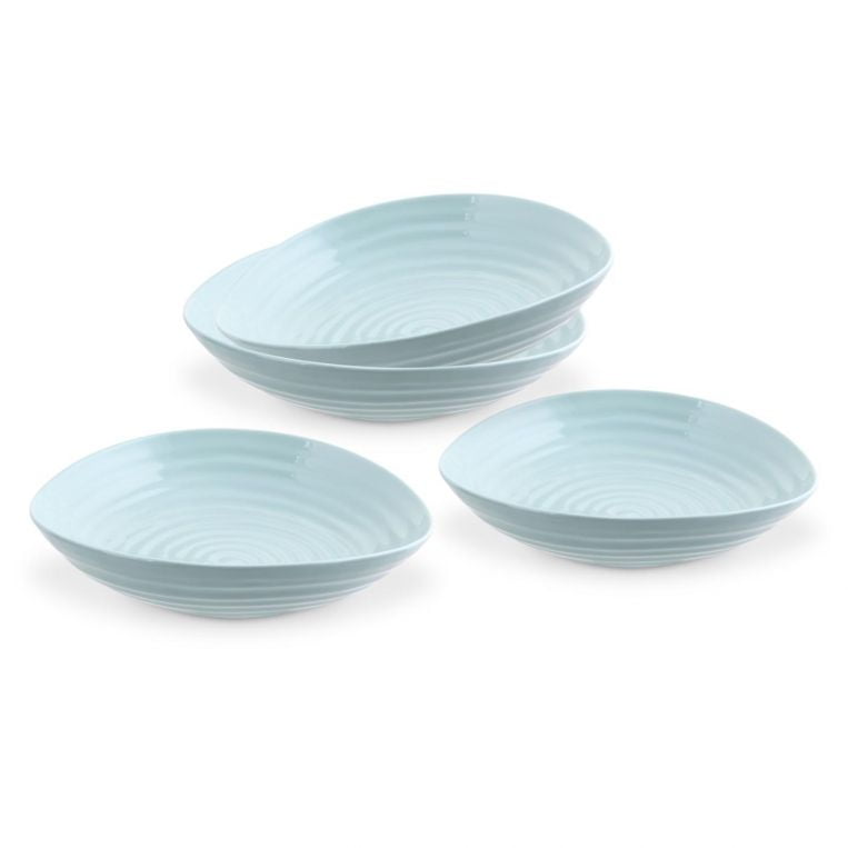 Portmeirion Sophie Conran Set of Four Bowls Celadon Blue Bowl Set of Four