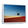 thumbnail image 2 of Designart "Sunset'S Roadside Beauty" Road Floater Framed Canvas Art Print, 2 of 5