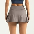 thumbnail image 6 of HJYCHN Mini Skirts for Women Fitness Exercise Yoga Casual Skirt with Lined Shorts Tennis Belt for Sports Tennis Skirt Khaki L, 6 of 6
