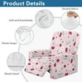 thumbnail image 5 of Xoenoiee Cherry Daisy Heart Pattern Recliner Chair Cover Stretch Lazy Boy Non Slip Covers for Recliner with Pockets Soft Jacquard Reclining Sofa Slipcovers Furniture Protector with Elastic Bottom, 5 of 7