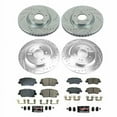 thumbnail image 2 of PowerStop Front and Rear Z23 Evolution Sport Carbon-Fiber Ceramic Brake Pad and Drilled & Slotted Rotor Kit Fits: HYUNDAI Select Models K8612, 2 of 7