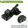 thumbnail image 5 of Unique Bargains Windshield Washer Nozzle w/ Hose Connector for Toyota No.8538112300, 5 of 6