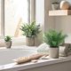 thumbnail image 3 of TOPOST Plantas Artificiales Decorativas Hogar, Macetas Decorativas Interior para Ba&ntilde;o, Sala y Oficina Escritorio, 3 of 7