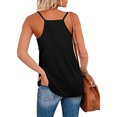 thumbnail image 5 of Babysbule Womens Tank Tops Clearance Fashion Woman V-Neck Sleeveless T-Shirt Summer Solid Loose Blouse Tops, 5 of 8
