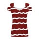 thumbnail image 3 of Camisas de Manga Corta para las Mujeres, Cuello en V Plegable de Impresión Del Hombro Top Casual Hecho de Poliéster Cómodo para el Verano, Tops de Bikini para las Mujeres, 3 of 8