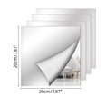 thumbnail image 3 of Acrylic Mirror Tiles, Punch-Free Wall Decor With Self-Adhesive Backing, for Home and Bathroom, Silver, 3 of 9