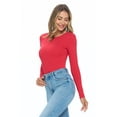 thumbnail image 3 of Natural Uniforms Womens Long Sleeve T-Shirt Body Suit, 3 of 4