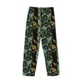thumbnail image 5 of Goofa Lilies Flowers Printed Soft Pajama Pants for Men, Wide Leg Comfy Casual Lounge Yoga Pants-, 5 of 9