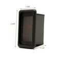 thumbnail image 3 of Carling Boat Rocker Switch Housing | Contura Black Plastic Single, 3 of 3