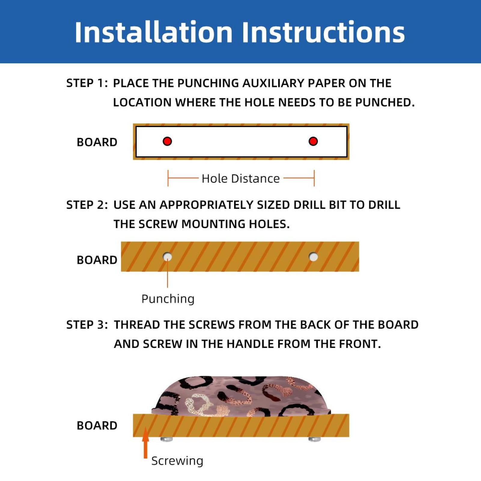 PhooArto 6 Pcs Cup Drawer Pulls, Rose and Gold Leopard Pattern Shell Shape Handles Cabinet Knobs for Dresser Cupboard Closet Wardrobe with Screws