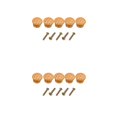 thumbnail image 2 of Speravity 5 uds mango de maciza cajón de armario clásico manija de armario enchufable accesorios de Hardware de muebles de haya de un solo Type1 NO1 Speravity CBP088639, 2 of 5