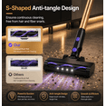 thumbnail image 4 of Prettycare Cordless Vacuum Cleaner, 48KPA 530W, 8*2600mAh 55mins Runtime 9 in 1 Stick Vacuum for Home Pet Hair Carpet Wood Floor, 4 of 10