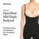 thumbnail image 2 of Body Spanx OnCore de compresión X-S a mitad del muslo y pecho abierto, 2 of 6
