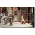 thumbnail image 1 of Ceramic Tile Mural-Lawrence Alma-Tadema Historical Painting 81. 30" w x 18" h using (15) 6 x 6 ceramic tiles, 1 of 3