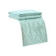 thumbnail image 2 of Lloopyting Cooling Blanket Quilts Queen Size Summer Blanket Bed Blanket Skin Friendly Plain Print Washed Cotton Bed Blanket Cool Comforter Hot Sleeping Summer Comforter Ventilated Blue 150*200cm, 2 of 8