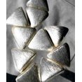 thumbnail image 3 of 1 Bead of Brushed 5.5 Grams Sterling Silver Triangle Bead 7226, 3 of 4