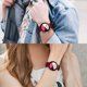 thumbnail image 2 of Wind Red-Watch Band Galaxy Watch Active/Active2 40 mm/44 mm, Correa de Silicona de 20 mm para Galaxy Watch 3 41 mm/Gear Sport/Vivomove HR/Vivoactive 3/Foreruner 245/645 JM, 2 of 5