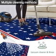 thumbnail image 5 of 4th of July Outdoor Rug for Patio/Deck/Porch, Non-Slip Large Area Rug 3 x 5 Ft, Independence Day American Patriotic Stars Blue Indoor Outdoor Rugs Washable Area Rugs, Camping Rug Carpet Runner, 5 of 8