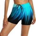 thumbnail image 3 of ibiyuan Womens Swim Shorts High Waisted Polka Dot Bathing Suit Bottoms Swimsuit Boy Shorts Swimwear Bikini Board Shorts, 3 of 8