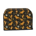 thumbnail image 2 of Uemuo Funny Fox by the Field Print Toaster Cover 2 Slice, Small Kitchen Appliance Covers, Toaster Oven Cover with Loop, Bread Machine Cover Dust Cover Protection, 2 of 7