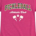 thumbnail image 3 of Instant Message - Pickleball Athletic Club - Toddler & Youth Girls Short Sleeve Graphic T-Shirt, 3 of 6