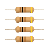 E5-Electronics Carbon Film Resistors 10 Ohm 1/4 Watt 20 Count
