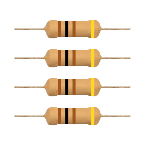 E5-Electronics Carbon Film Resistors 10 Ohm 1/4 Watt 20 Count