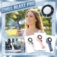 thumbnail image 2 of Portable Handheld Fan Rechargeable | Personal Cooling Fan for Travel and Daily Use | Blue Mini Handheld Fan, 2 of 9