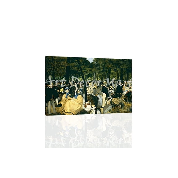 Music In The Tuileries Gardens - CANVAS OR FINE PRINT WALL ART