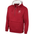 thumbnail image 2 of Men's Colosseum Crimson Harvard Crimson Team Half-Zip Pullover Hoodie, 2 of 3