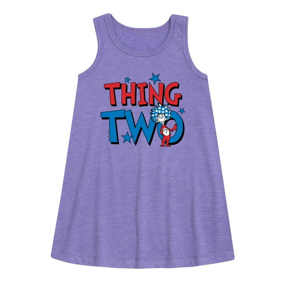 Dr.Seuss - Thing Two - Toddler and Youth Girls A-line Dress