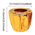 thumbnail image 4 of Pot Cover for Decorative Reusable Golden Cloth Planter Sleeve, Floral Wrap for Potted for Home Decor Indoor Outdoor Garden Balcony Weddings Parties Holidays, 4 of 8