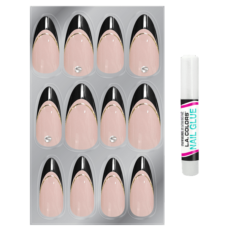 L.A. COLORS Deluxe Nail Tip, Double Take, 26 Piece - Walmart.com