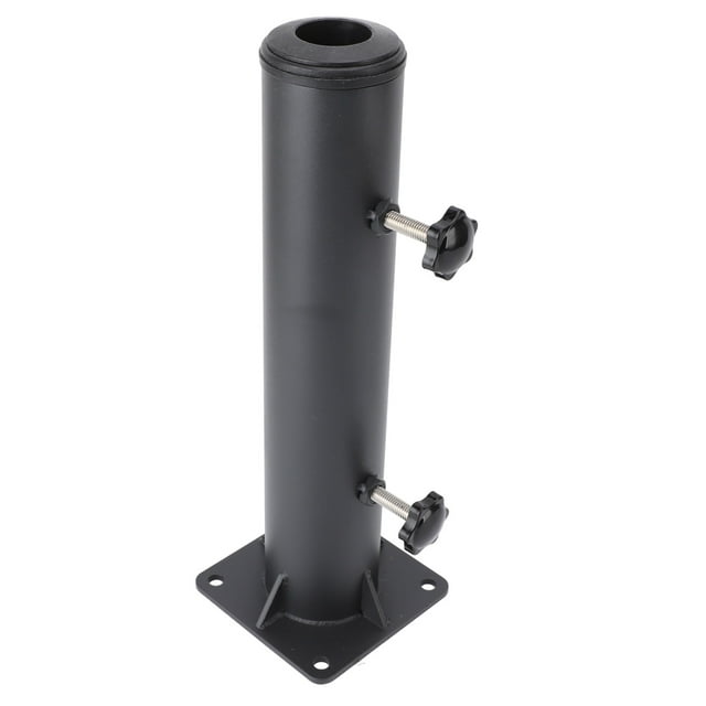 Base Para Paragüero, Construcción Robusta De Acero Al Carbono, Soporte Para Sombrilla Para Patio De Alta Estabilidad, Fácil Instalación Para Exteriores Para Césped