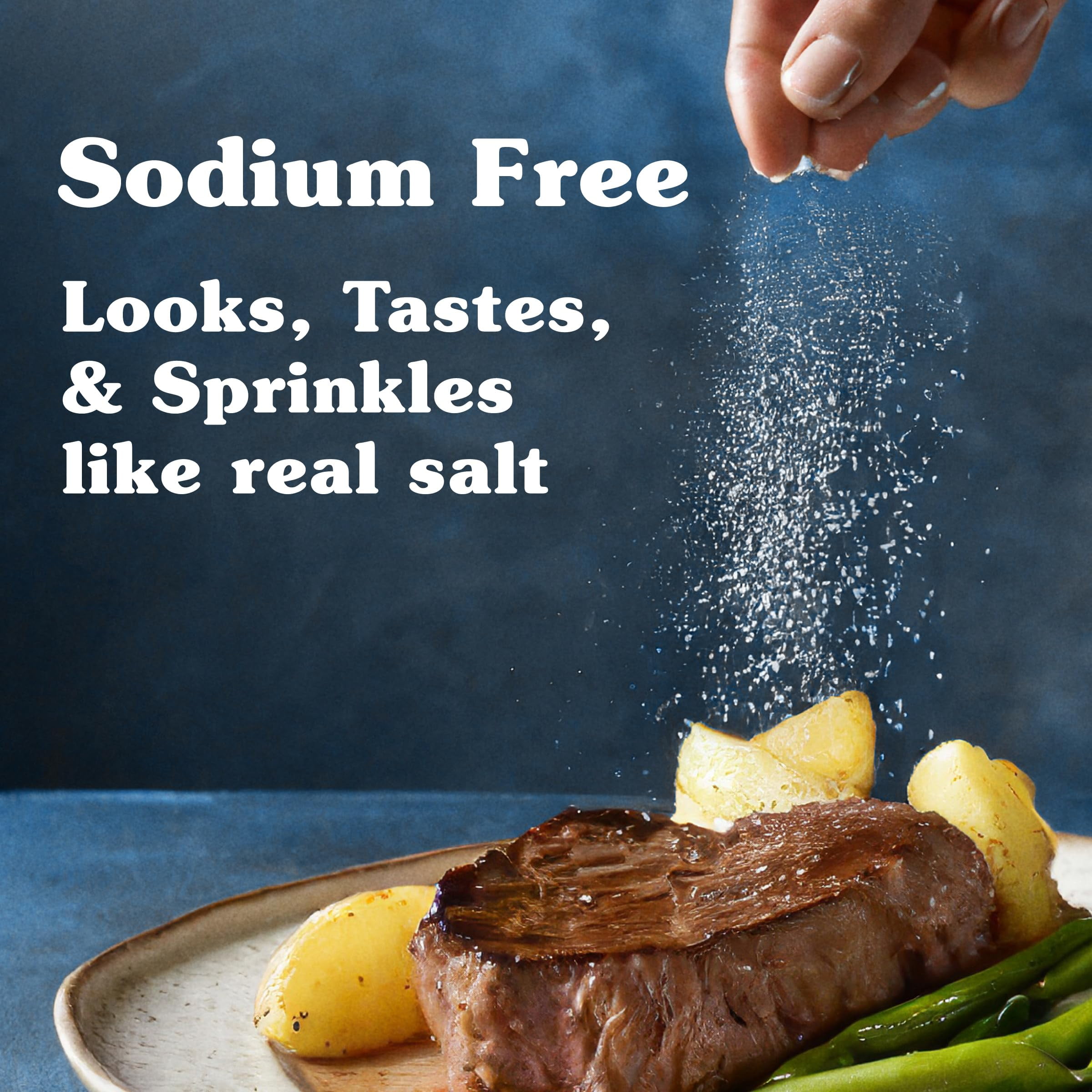 Nu-Salt Salt Substitute 100% Natural & Convenient Shaker Sodium Free Net Wt. 3oz (pack of 12)