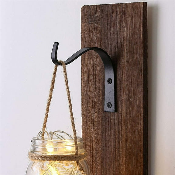 Sturdy Hanging Plant Bracket Decorative Plant Hanger for Hanging Wall Hook S Shaped Rustic Decor Flower Pot Lamp Holder Indoor Outdoor Plant Bird Feeder Wind Chimes Hanger, Dusknt Clearance!