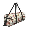 thumbnail image 3 of Bingfone Cartoon Mushrooms Print Gym Duffle Backpack for Men Women,Travel Weekender Carry-On Bags with Detachable Back Pack Straps for Traveling Overnight Climb Sports, 3 of 8