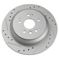 thumbnail image 5 of TRQ Front and Rear Performance Brake Rotors Set Premium G-Coated Cross Drilled & Slotted Fits Select 2014-2016 Acura MDX, 5 of 7