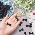 thumbnail image 4 of 120pcs Mini Bow Tie Bows Ribbon Bows 1" Grosgrain Ribbon Bowknots Black Mini Bow Ties Embellishment Woven Hair Bows for DIY Hair Clips Pets Hair Bows, 4 of 7