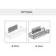 thumbnail image 5 of Estante de almacenamiento BRI montado en la pared con gancho adhesivo negro/blanco, 5 of 5