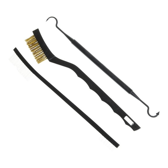 Allen Company 3-Piece Brush & Pick Firearm Cleaning Set, 0.22 Cal and More, Polypropelene