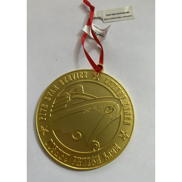 Disney Cruise Line Five Star Service Gold Metal Christmas Ornament New With Walmart Com Disney Cruise Line Five Star Service Gold Metal Christmas Ornament New With Walmart Com