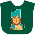 thumbnail image 3 of Inktastic First Birthday Boy Lion 1 Year Old Boys or Girls Baby Bib, 3 of 4