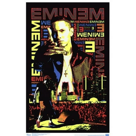 Black Light - Eminem Laminated Poster (23 x 35)