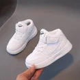 thumbnail image 2 of Nuevos zapatos de baloncesto para niños de primavera, zapatos de tabla alta, zapatillas blancas para niñas, calzado deportivo de moda coreana para niños, 2 of 5