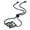 Black, variant on Stainless Steel Black Multi-Color CZ Cutout Evil Eye Hamsa Adjustable Chain Bracelet, 9.5"