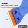 thumbnail image 4 of 1 Pack Plastic Razors Blades Scraper with 20 Replacement Blades, Non-Scratch Safety Tool for Removing Stickers, Decals, Adhesive Residue, Vinyl, Labels from Glass, Cars, and 3D Printer Beds, 4 of 8