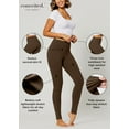 thumbnail image 3 of Conceited Women's Chloe High Waist Ultra Soft Basic Yoga Leggings - Pack of 4, 3 of 7